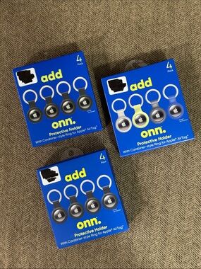 NEW air tag keychain holder 3 packs of 4